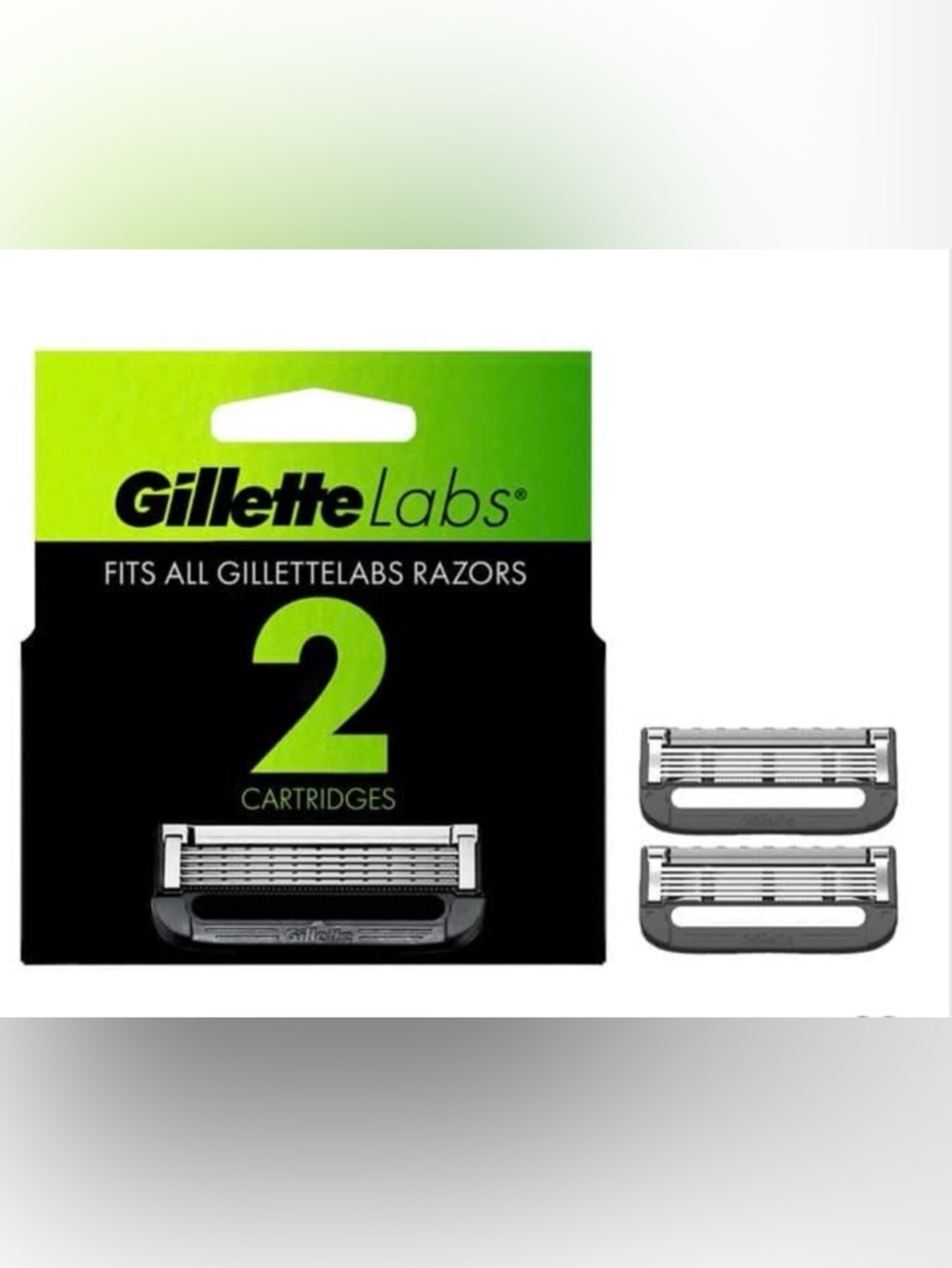 GilletteLabs 2-Count Replacement Cartridges